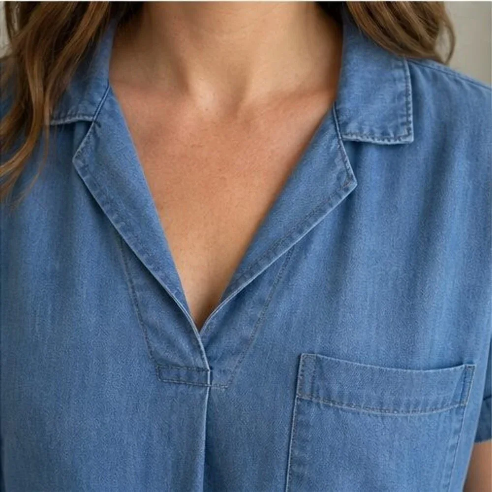 Cream Tie Neck Blouse